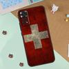 Schweiz Schweizer Flagge Hülle Für Xiaomi Redmi Note 13 14 9 10 11 12 Pro 10S 11S 12S Hülle Für Redmi 13C 10C 12C 14C
