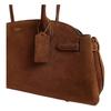 Coach Empire Carryall 34 Logo Pelle Scamosciata Borsa a Spalla Grande Donna Borsa a Spalla Marrone CBN41-B4WBR