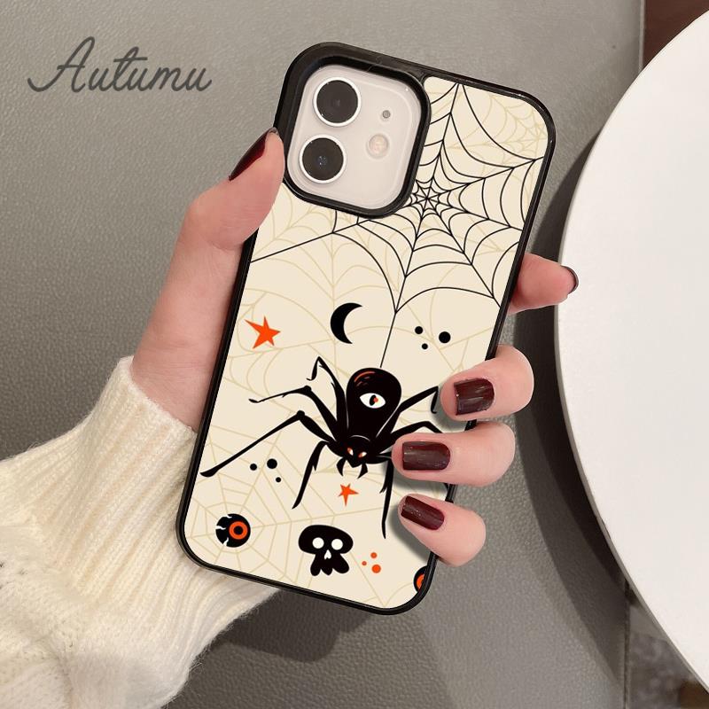 Husa de telefon din panza de paianjen pentru iPhone 11 12 13 14 Pro Max mini X XR XS SE 2020 5 6S 7 8 Plus Husa Samsung Galaxy S21 S22