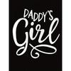 T-shirt da donna con stampa "Daddy's Girl" Casual Girocollo Manica Corta Top alla Moda