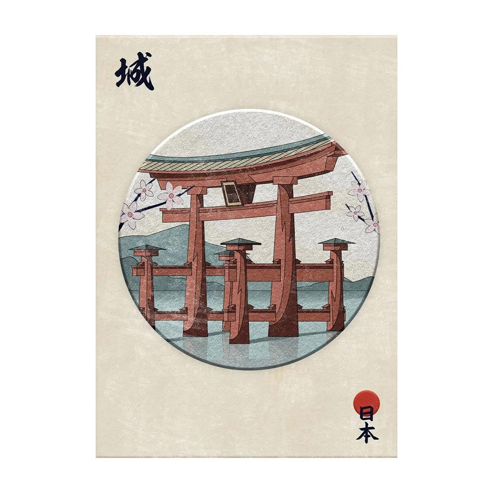 Japanese Landscape Samurai Geisha Bonsai Torii Gate Sakura Art Poster Canvas Painting Wall Prints Picture for Room Home Decor