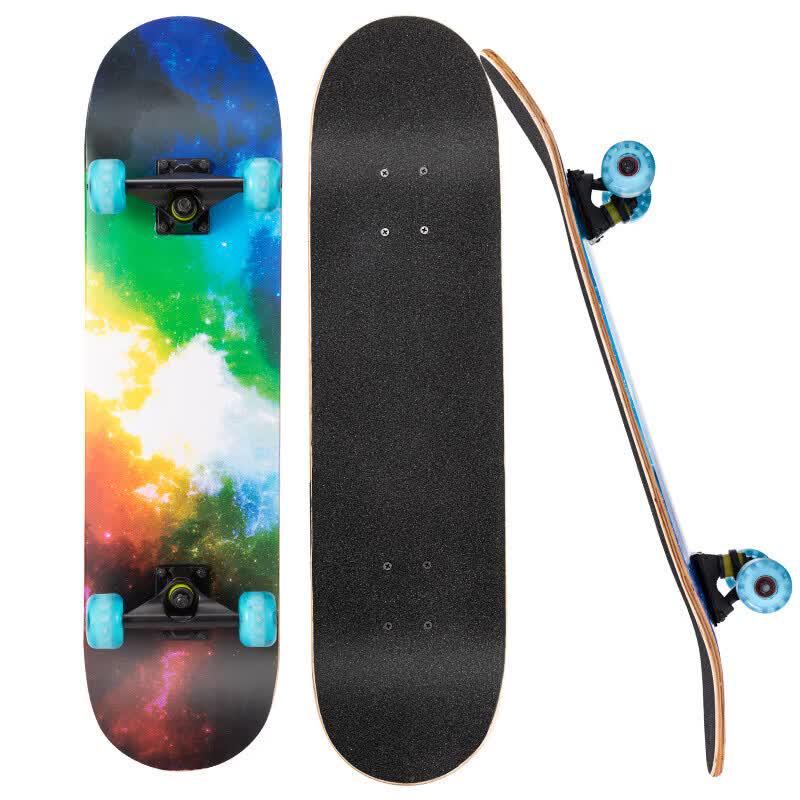 MDUG Luminous Double-Kick Skateboard