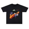 Printed Rock Band Dire Straits Heavyduty Shortsleeved Tshirt with A Relaxed Vintage Hiphop Style