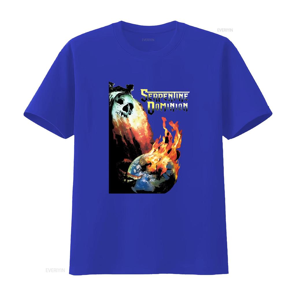 New Serpentine Dominion American Death Music Art Logo T Shirt S 4xl Vintage Breathable Stylish Streetwear Homme Unisex