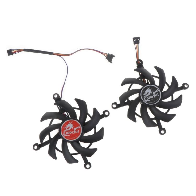 

75mm for Colorful GeForce RTX 3060 Ti RTX VGA Fan Graphics Card Cooling 4Pin 12V