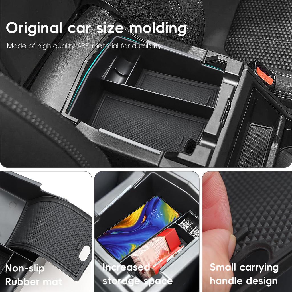 MARCHFA New Subaru Forester 6th Generation SL Series SL5 SLG Dedicated Console Box Storage Box External Console Box Interior Parts Center Console