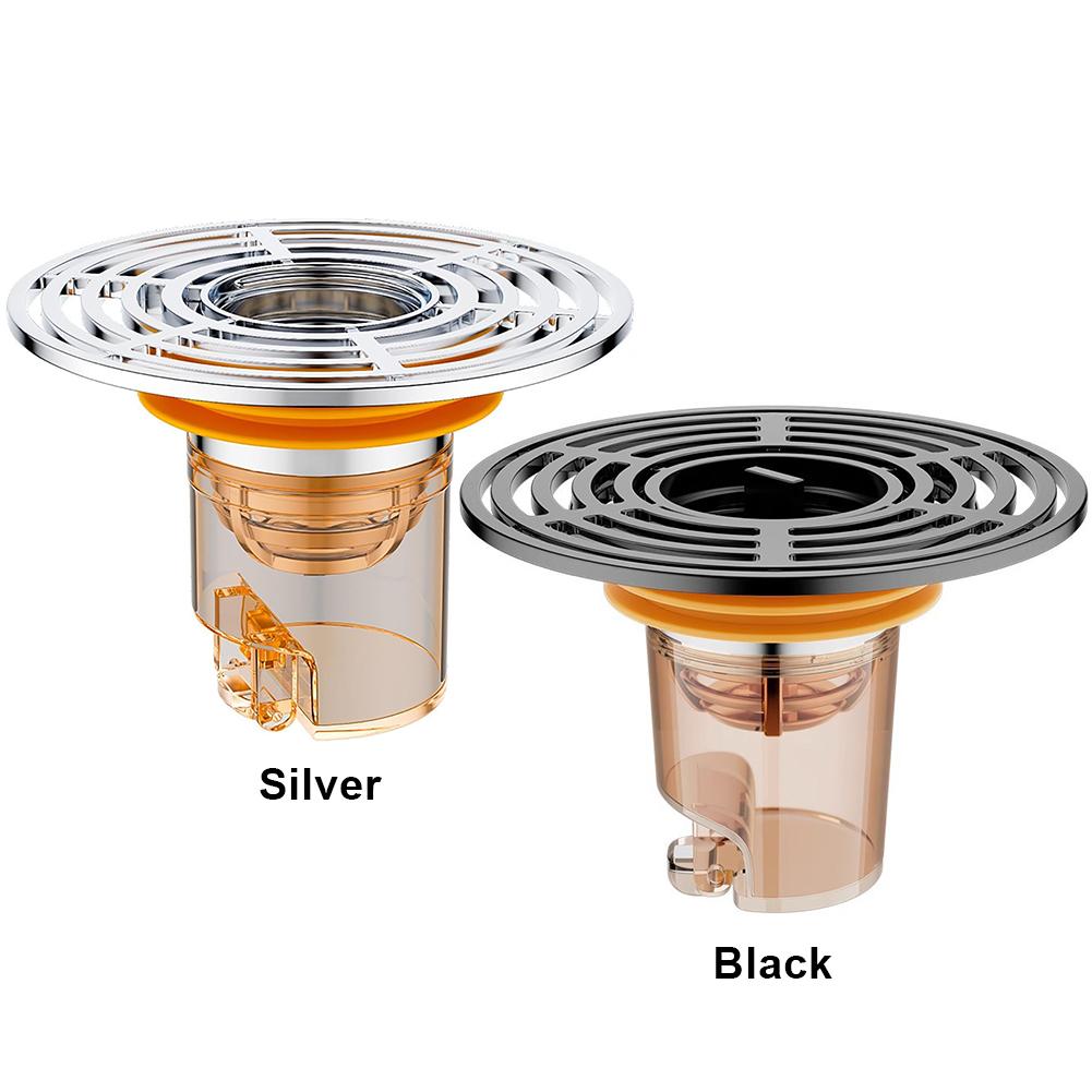 Magnetic Self-Closing Hair Strainer ABS Odor Proof Floor Drain Core Deodorant Floor Drain Core for Kitchen Bathroom Drain Outlet