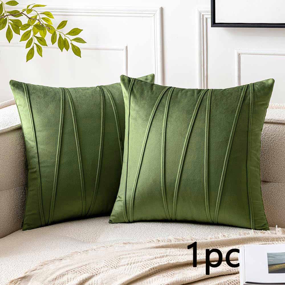 

Бархатная наволочка с волнообразным декором Современный минималистичный стиль Украшение для гостиной 45 * 45cm