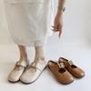 Flat bottom high-end work sandals 2025 summer new super fire beautiful office bag head half slippers women's wear