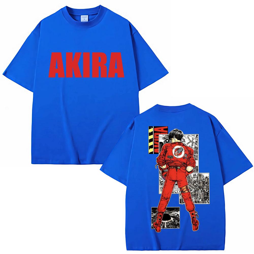 Japanese Anime Akira T Shirts Science Fiction Movie Shotaro Kaneda Manga T-shirt Men Women Cotton High Quality Tees