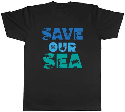 Save Our Sea Environment Mens Unisex T-Shirt Tee Gift