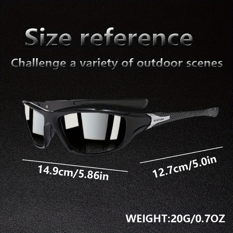 4 pary spolaryzowanych męskich i damskich okularów sportowych odpowiednich na wakacje nad morzem i przygody na świeżym powietrzu