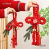 2025 New Year Snake-Themed Door Pendants with Swastika Knot for Spring Festival