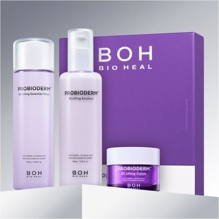 BIOHEAL BOH Probioderm 3D Lifting Skin Care 2P Special Set (Essential Toner 150mL+Emulsion 150mL) - Firming, Hydrating & Anti-Aging Set