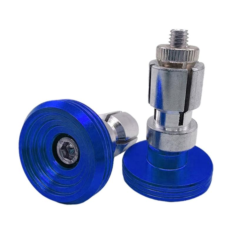 Stylish Motorcycle Handlebar Stoppers Metal Designs Motorcycle Handlebar Caps with Enhanced Friction for Better Control