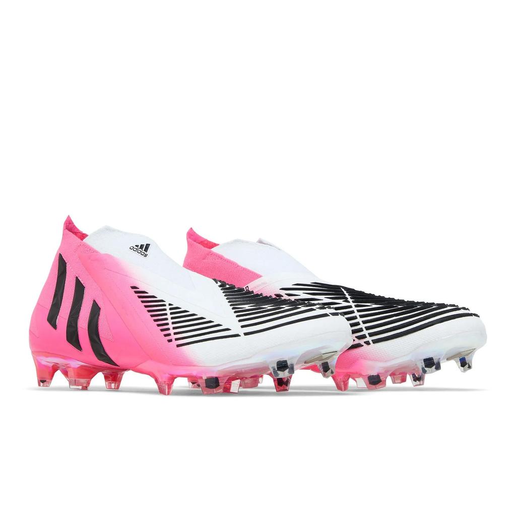 adidas Predator Edge LZ+ FG 'Solar Pink' (Unisex) Solar Pink / Core Black / Cloud White Soccer Shoes GX3904