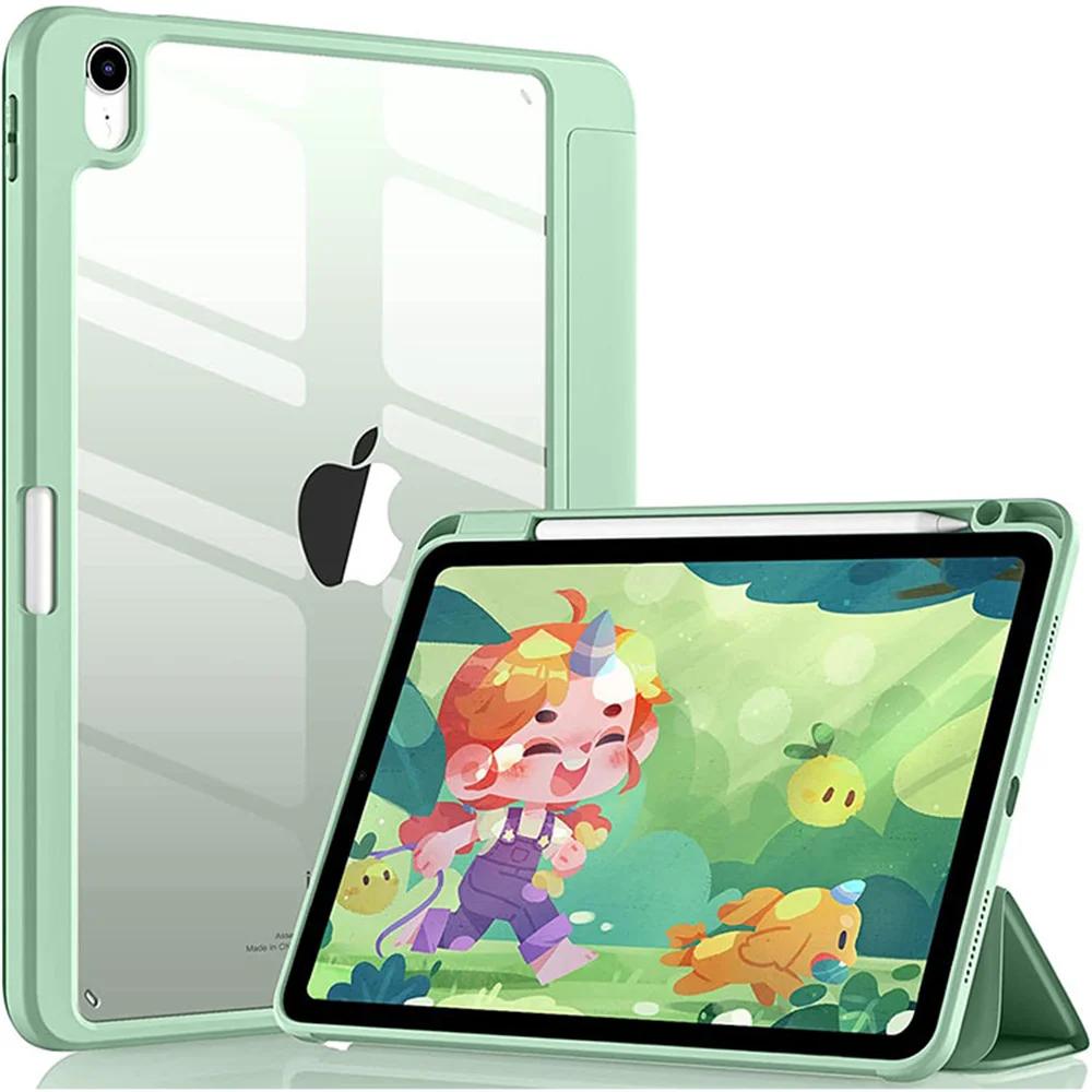 Fashion Case for IPad 11th A16 Generation Case for IPad Air 11 13 M3 M2 10th 10.9 A2696 A2757 A2777 with Pencil Slot Cover