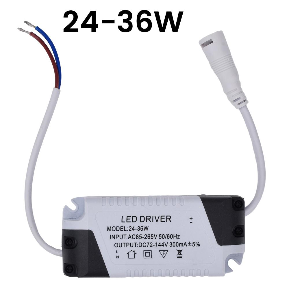 LED Driver Constant Current AC 85-265V 1-3W 4-7W 8-12W 12-18W 18-25W Connector Power Supply  Adapter Transformer for Panel Light