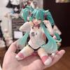 2026 12cm Anime Hatsune Miku Action Figure with Cat Ear Long Sleeve Clothes PVC Model Toy for Children Gift Collectible