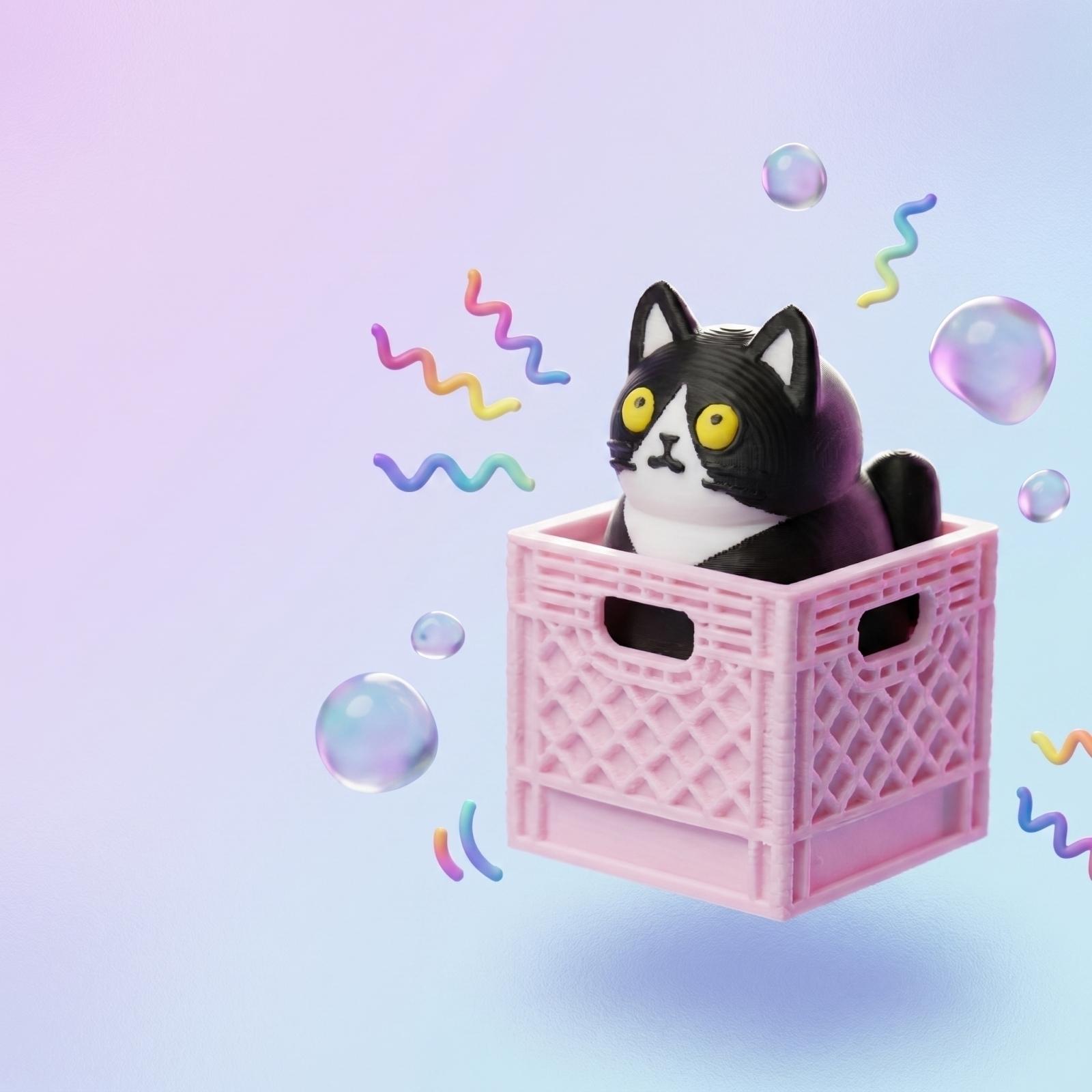 

3D-printed Retractable Stress-relieving Toy One Size