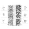 1 Box Nail Art Decoration Super Shiny Square Rhinestone Flat Back 3D Nail Manicure Craft Ornaments