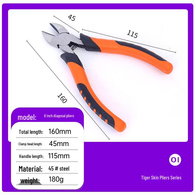 Luwei Tiger-Skin Handle Pliers