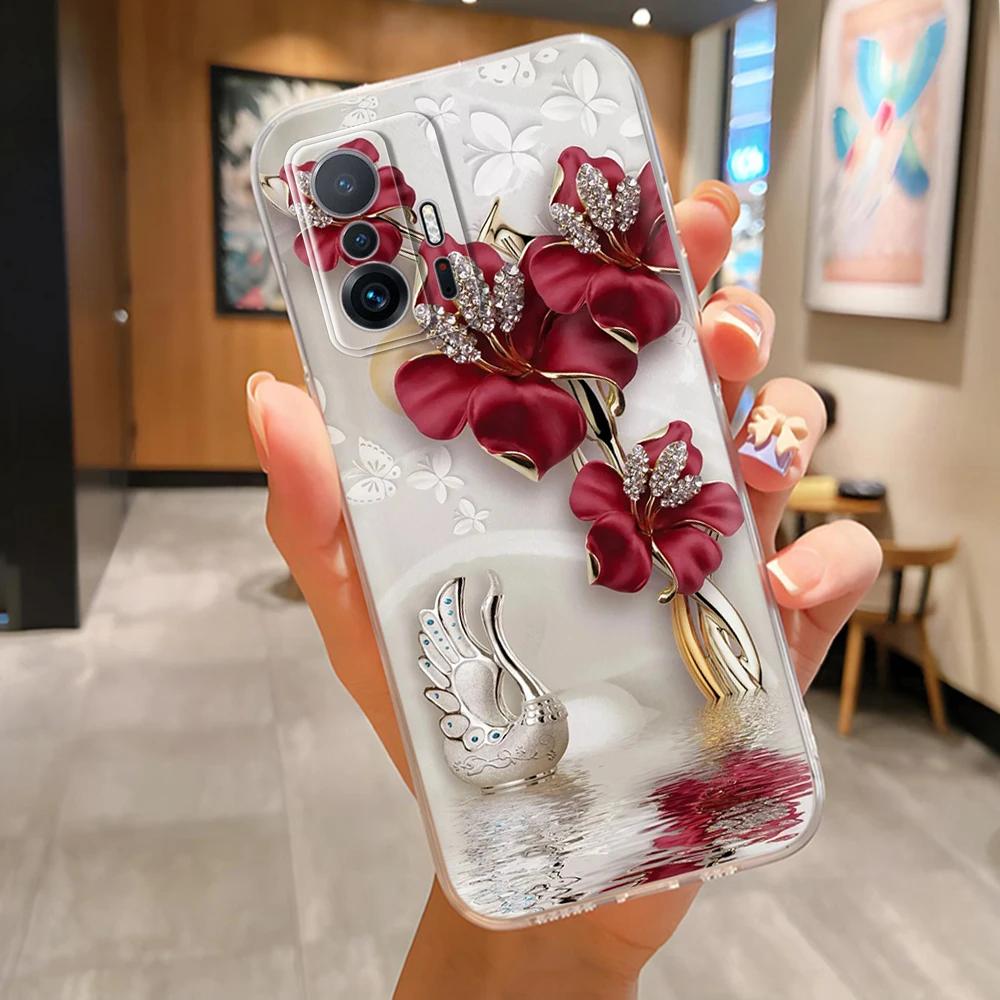 Pro pouzdro na telefon Xiaomi 11T Pro Módní Fantasy Průhledný Kryt Pro Xiaomi Mi 11T Pro Mi11T TPU Silikonové Kryty na Záda Odolné proti Pádu Funda