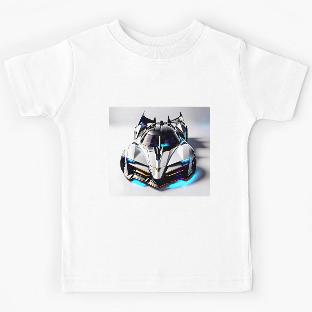 Futuristic Cyberpunk Super Car Kids T-Shirt 140