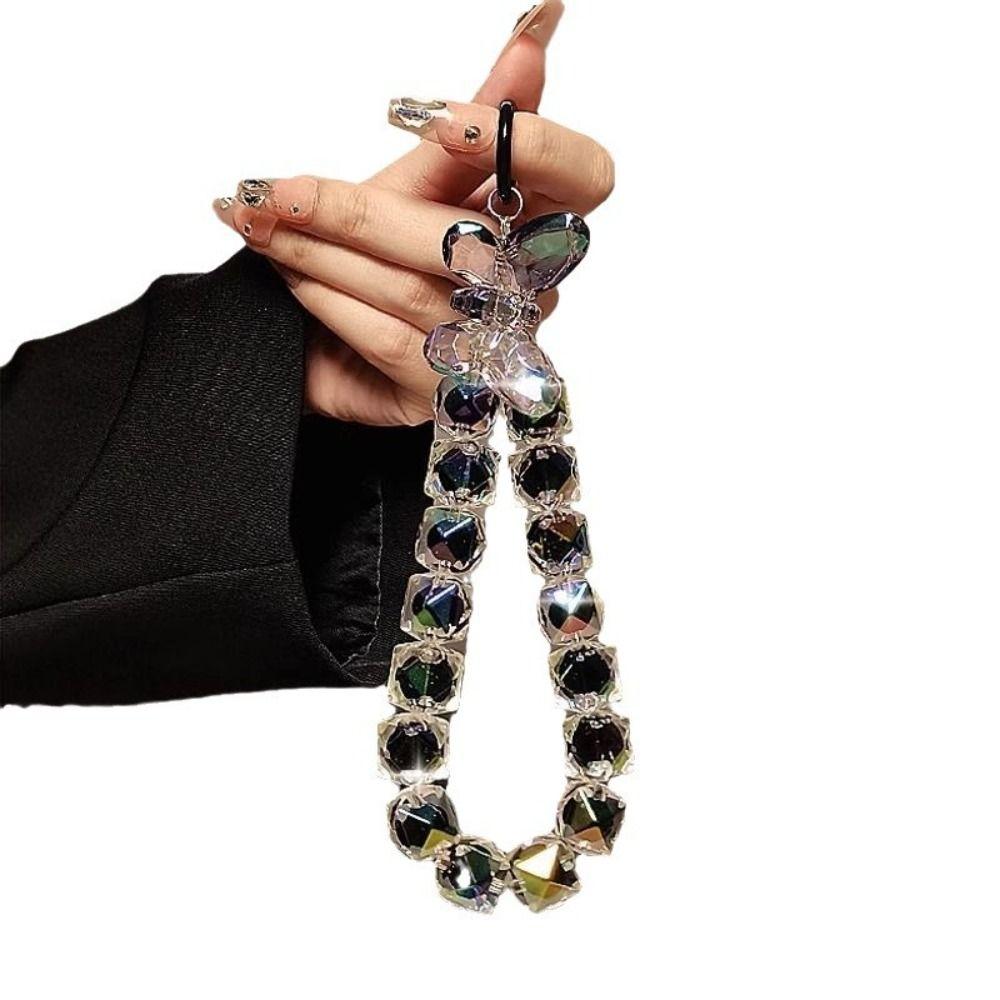 Sweet Girl Cell Phone Strap Wrist Strap Beads Phone Chain Jewelry Gift Phone Lanyard  Women Girl