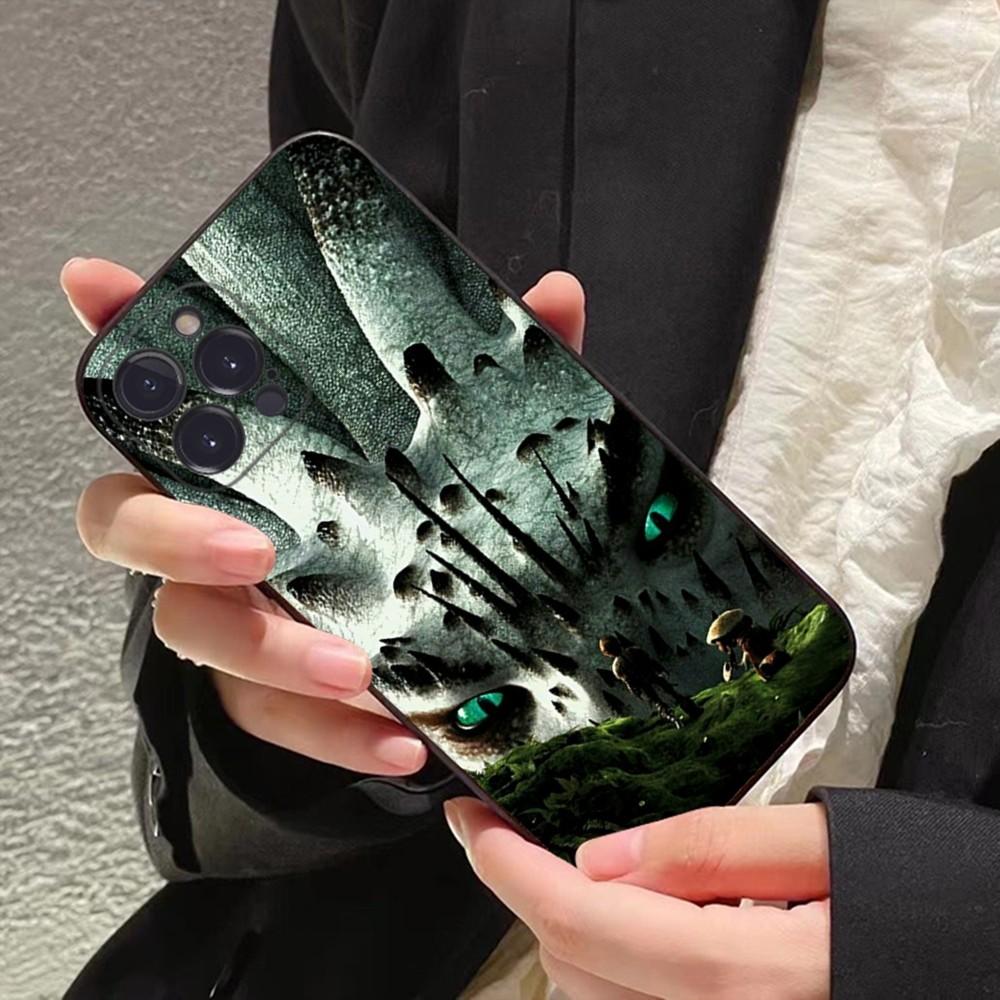 Lovely couple Toothless Fury Dragon Phone Case For iPhone 15 14 11 12 13 Mini Pro XS Max Cover 6 7 8 Plus X XR SE Funda Shell