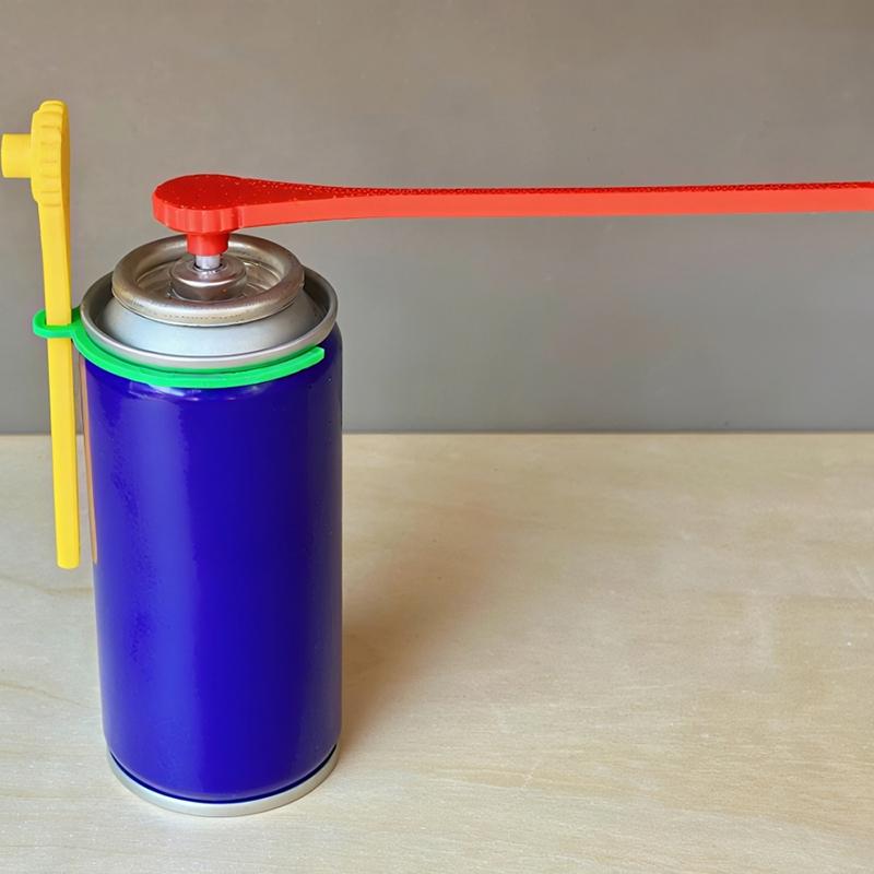 NEW 5pcs Rotating Nozzle + 1pc Tube Holder For Spray Cans Achieve More Precise Spraying Reduce Waste For 3mm/4mm Spray Cans