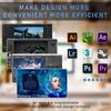 Custom Programming Macro Knob Keyboard 6 Keys 1 Knob Button Copy Paste USB RGB