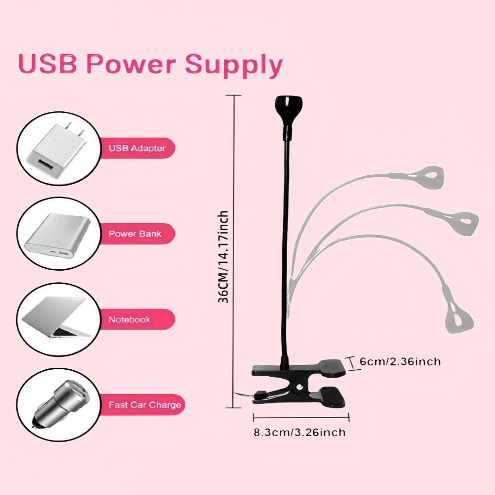Foot Pedal Switch Nail Dryer Adjustable Head Nail Drying Lamp Gel Polish Curing Lamp  Nail Care