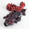 Colorful 3D Printed Articulated Dragon Toy with Movable Joints