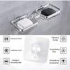 Double Bar Soap Dish, Self Adhesive Shower Soap Holder Bathroom Soap Dish, Aerospace Aluminum Soap S