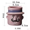 Ceramic Flower Pot Funny Cartoon Planter Artwork Modern Cute Plant Flowerpot for Balcony