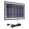 Solar Panel 6W 6V Polycrystalline Silicon Durable Portable Solar Panel Charger for Appliance Phone Lamp