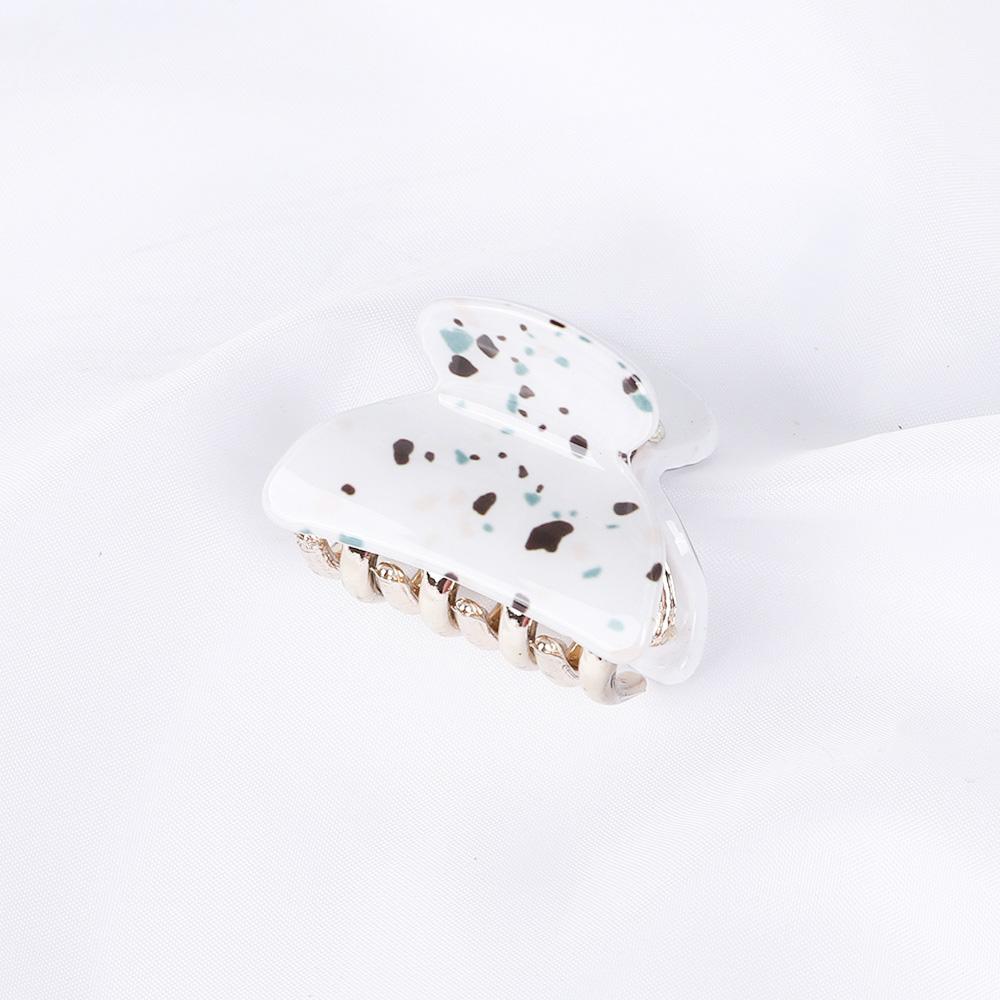 Acrylic Floral Sweet Small Hair Claw Clips Women Girls Plastic Print Crab Barrettes Clips Hair Clamps Hairpins Hair Accessories