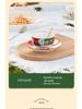 Christmas Gold-Plated Ceramic Tea Set: Special Edition Cup & Saucer Gift