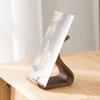 Creative Wood Mobile Phone Holder Portable Tablet Holder Wooden Phone Bracket  Desktop Ornament