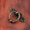Cabinet Retro Handle Door Antique Alloy Handle Drawer Pull Ring Wood Case Handle Hanging Ring For Home Furniture DIY Decoraction