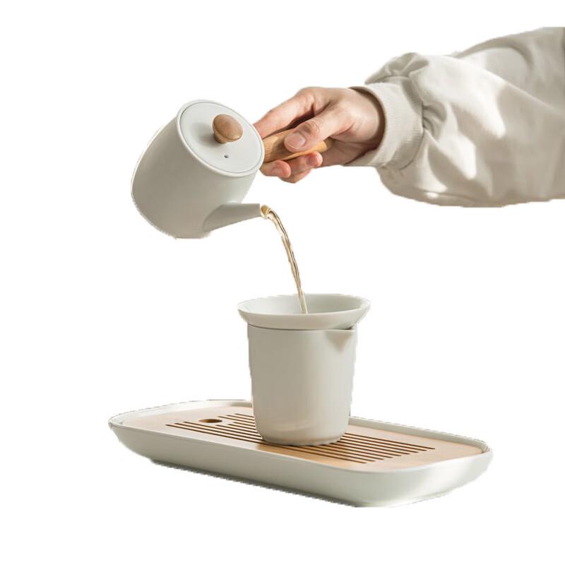 Chinese Style Square C Ceramic Tea Set