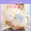 Soft Plush Hellokitty Pillow With Flower And Bow Decorations For Kids Gift