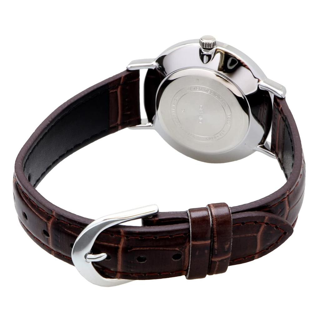 CASIO Quartz Watch Navy X Brown Leather Band [Casio] Women's LTP-VT01L-2B (Overseas Model)