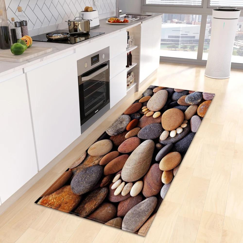 Pebble Pattern Home Kitchen Floor Mat Door Front Decoration Floor Mat