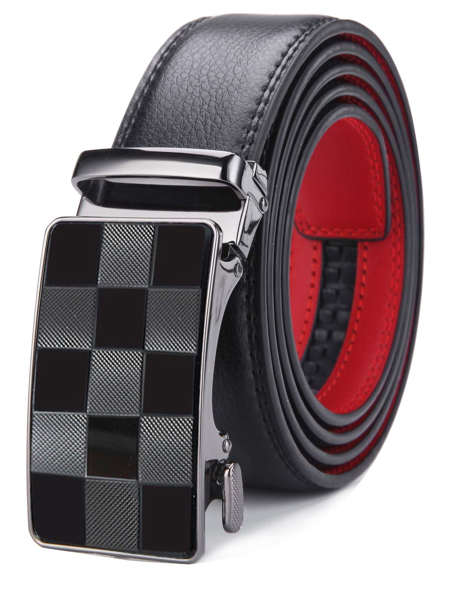 

XsFireCow Стильный длинный ремень большого размера с и Без Идеально для бизнеса 130 см Мужской ремень, Отверстия с автоблокировкой, Костюмы, (Черный-15)