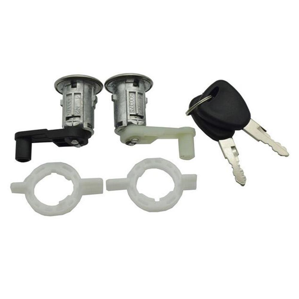 New Car Left+Right Car Door Lock Barrel Cylinder 7701468981 7701468982 For Renault