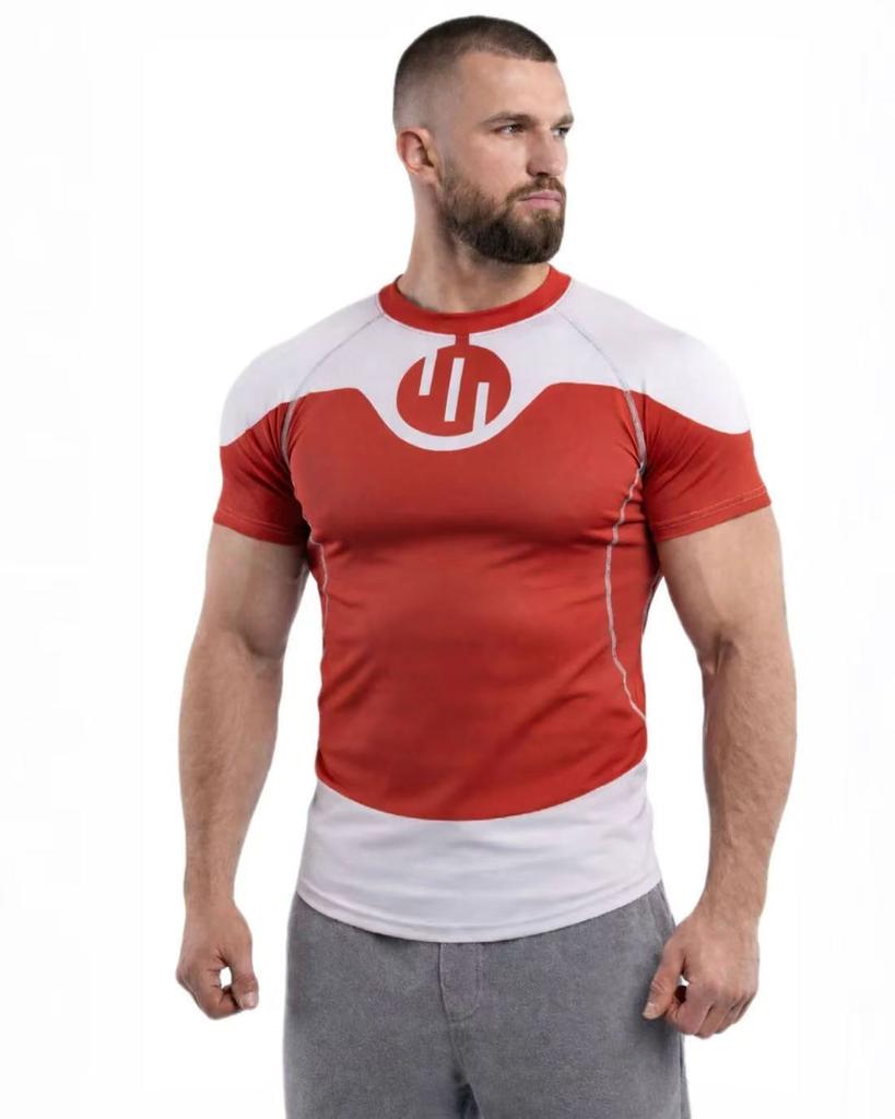 Rash Guard Sportiva Unisex Invincible Cosplay Manica Lunga e Corta