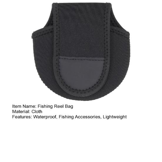 Fishing Spinning Reel Cover Bag, Baitcasting Trolling Fishing Reel Storage Pouch, Waterproof Fishing Reel Protective Case