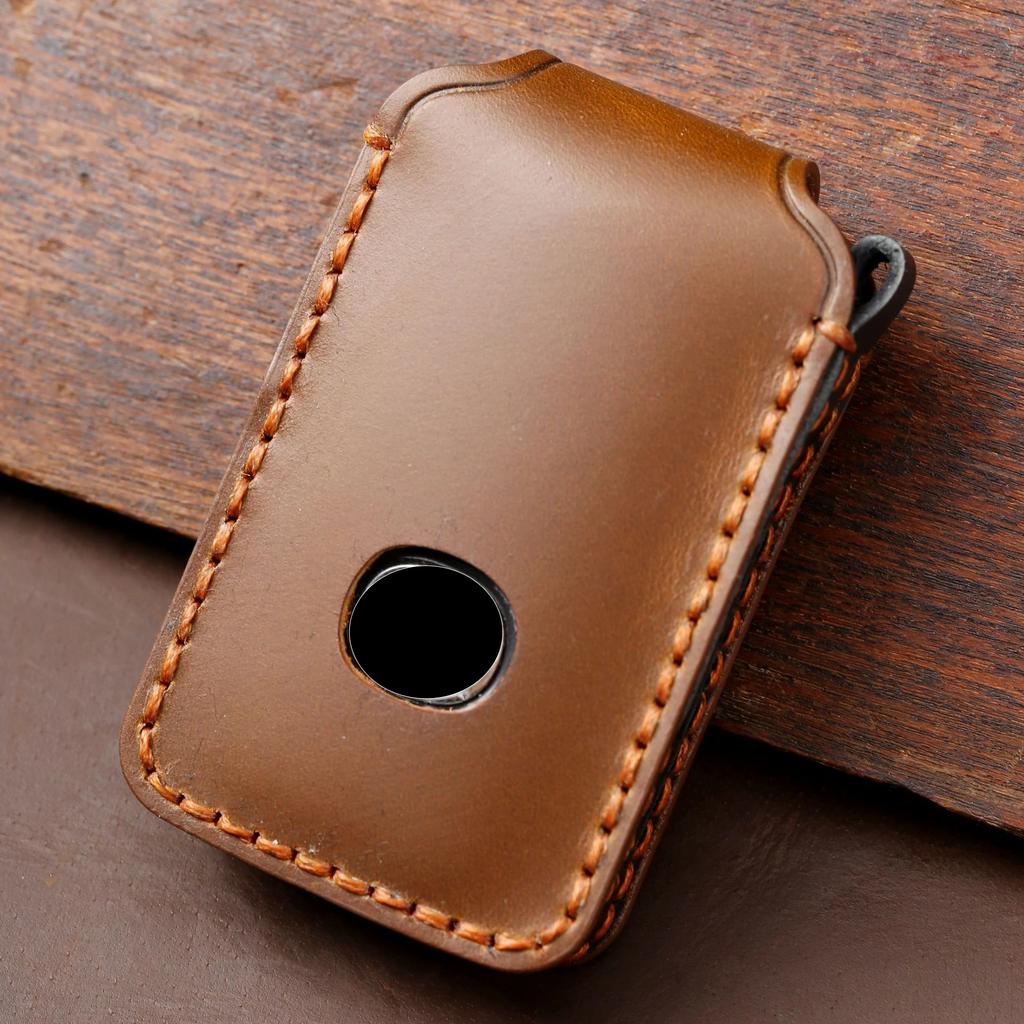 Echtes Leder Schlüsseletui für Mazda Schlüsselhülle Japanische Next-Generation Auto-Dekorationszubehör Oberlederschicht 3 & 4 Schlüssel